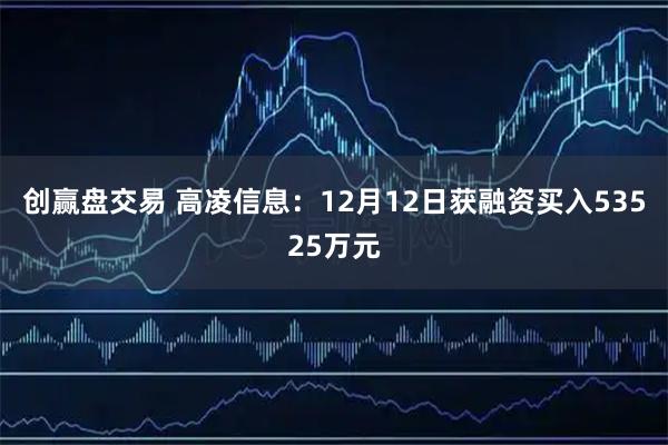 创赢盘交易 高凌信息：12月12日获融资买入53525万元